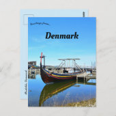 Boats in Roskilde Denmark Briefkaart (Voorkant / Achterkant)