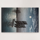 Boats in Shinagawa door Tsuchiya Koitsu Legpuzzel (Horizontaal)