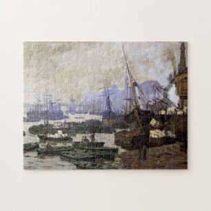 Boats in the Pool of London Monet Fine Art Legpuzzel