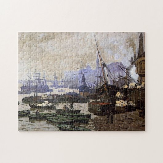 Boats in the Pool of London Monet Fine Art Legpuzzel (Horizontaal)