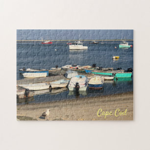Boats in Water, Chatham, Cape Cod, Massachusetts Legpuzzel