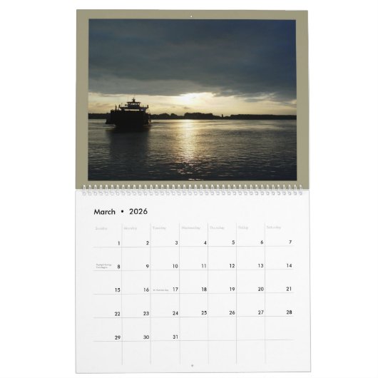 Boats Kalender (Mar 2026)