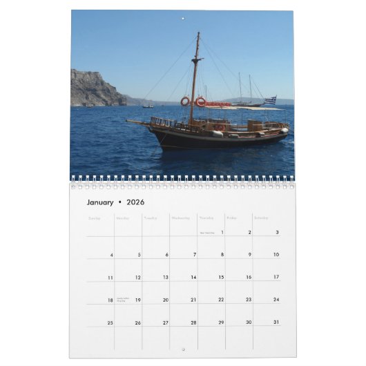 Boats Kalender (Jan 2026)