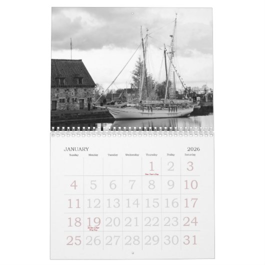 Boats Kalender (Jan 2026)