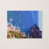 Boats langs de kust van Amalfi Legpuzzel (Horizontaal)