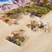 Boats langs de kust van Amalfi Legpuzzel (Zijkant)