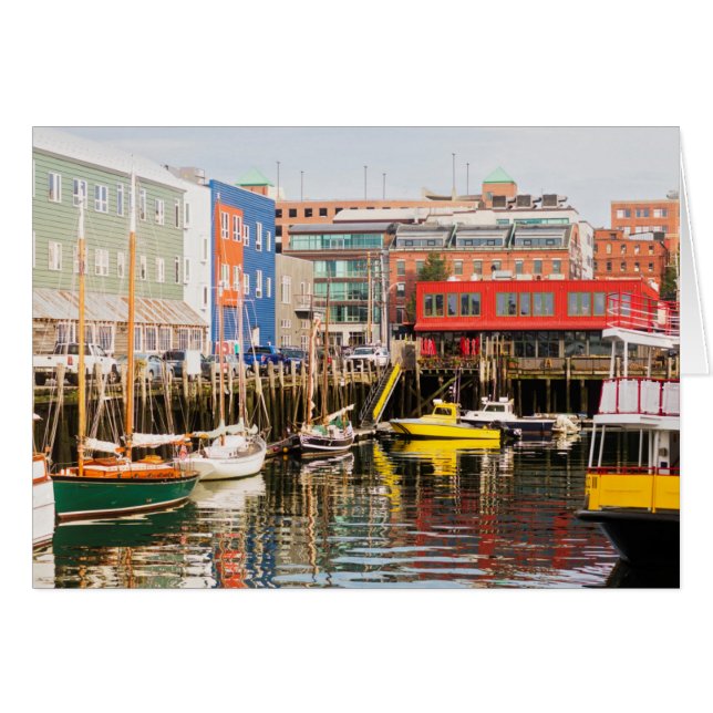 Boats Moored | Portland, Maine (Voorkant Horizontaal)