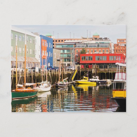Boats Moored | Portland, Maine Briefkaart (Voorkant)