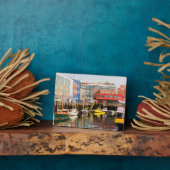 Boats Moored | Portland, Maine Fotoplaat (Zijkant)