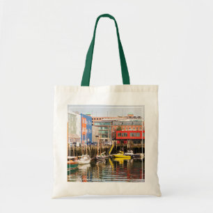 Boats Moored   Portland, Maine Tote Bag