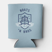 Boats N Bros Bachelor Party Favor Blue Blikjeskoeler (Voorkant)