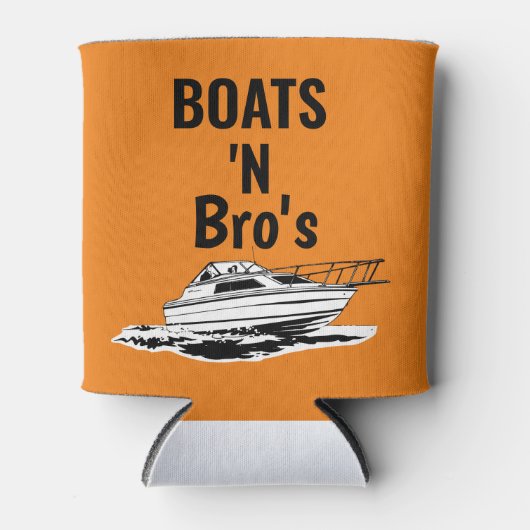 Boats N Bros Personalized Bachelor Blikjeskoeler (Voorkant)