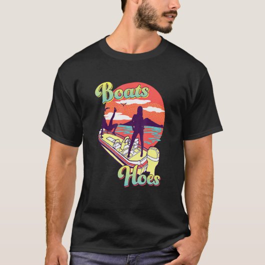 Boats n Hoes Summer Time with Boats Apparel T-shirt (Voorkant)