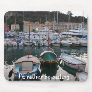 Boats Nice, ik zou liever zeilen... Muismat