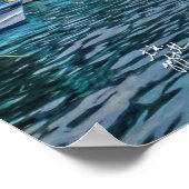 Boats of Capri Italy Photo Art Poster (Hoek)