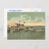 Boats on Lake Eustis, Florida - 1910 Briefkaart (Voorkant / Achterkant)