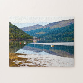 Boats on Loch Long, Arrochar Jigzaag puzzle Legpuzzel