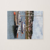 Boats on River Conwy, Wales Legpuzzel (Horizontaal)