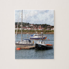 Boats on River Conwy, Wales Legpuzzel