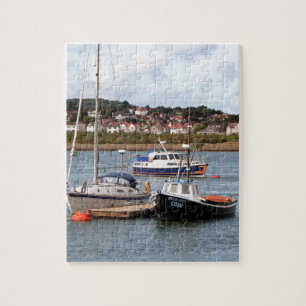 Boats on River Conwy, Wales Legpuzzel