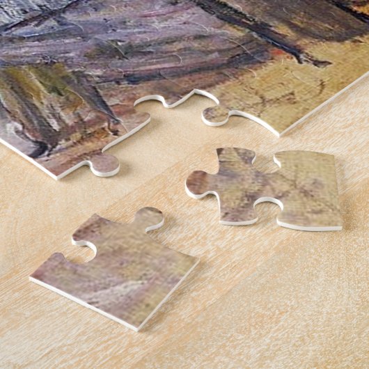 Boats on the Beach Monet Fine Art Legpuzzel (Zijkant)