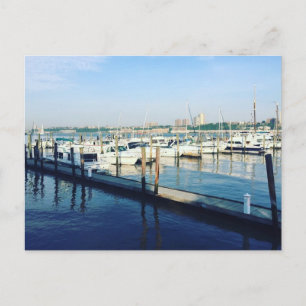Boats on the Hudson NYC New York Photo Briefkaart