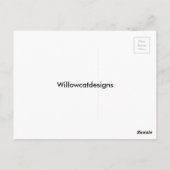 Boats op Briefkaart voor het verzamelen van rijstp (Achterkant)