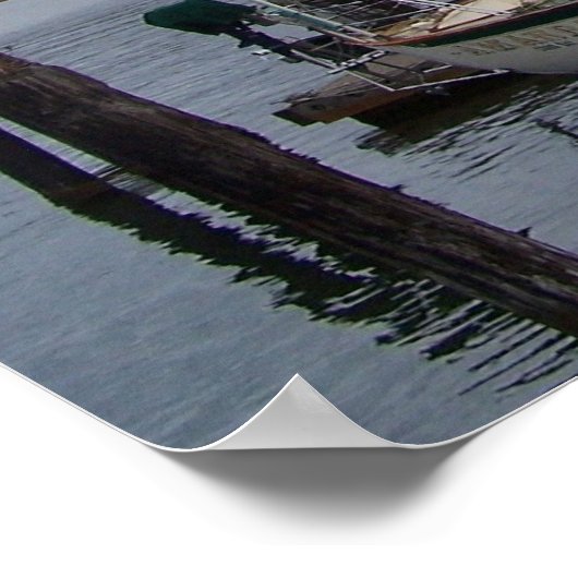 Boats op de baai poster (Hoek)