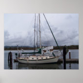 Boats op de baai poster (Voorkant)