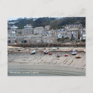 Boats op de strand briefkaart