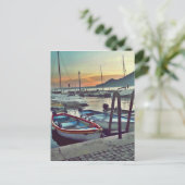 Boats op Garda Lake Briefkaart (Staand voorkant)