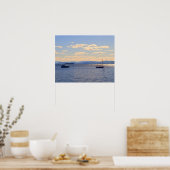 Boats op het ChamPlain-meer Poster (Keuken)