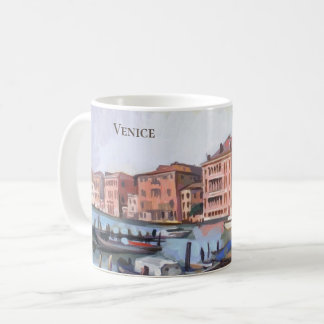 Boats op het Grote Kanaal - Venetië, Mok koffie in