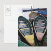 Boats op het Phewa Lake Briefkaart (Voorkant / Achterkant)