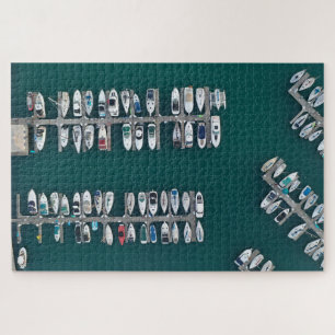 Boats op Lake Michigan Jigzaag Puzzle Legpuzzel