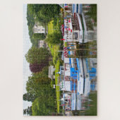 Boats op Lake Windermere, Cumbria, Engeland Legpuzzel (Verticaal)