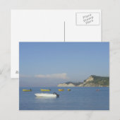 Boats te Sidari, Corfu (Griekenland) Briefkaart (Voorkant / Achterkant)