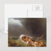 Boats van Dieppe die terugkeren van Gevist Briefkaart (Voorkant / Achterkant)