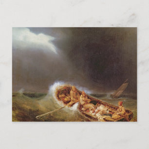 Boats van Dieppe die terugkeren van Gevist Briefkaart