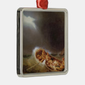 Boats van Dieppe die terugkeren van Gevist Metalen Ornament (Rechts)