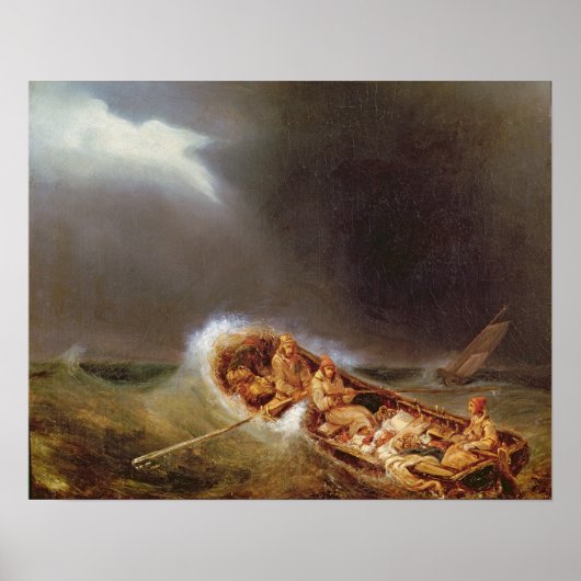 Boats van Dieppe die terugkeren van Gevist Poster (Voorkant)