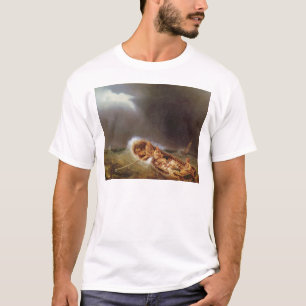 Boats van Dieppe die terugkeren van Gevist T-shirt