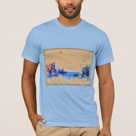 Boats Waterverf Sailships T-shirt