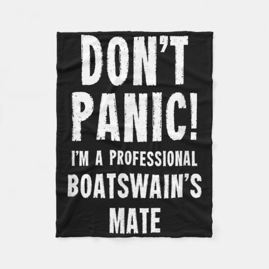 Boatswain’s Mate  Fleece Deken (Voorkant)