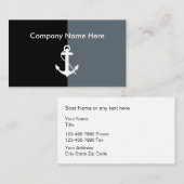 Boatthema-Visitekaartjes Visitekaartje (Voorkant / Achterkant)