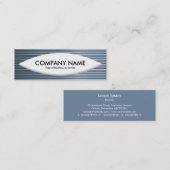 Boatvorm - Chrome buizen Mini Visitekaartje (Voorkant / Achterkant)