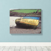 Boatwrak Canvas Afdruk (Insitu (Houten vloer))