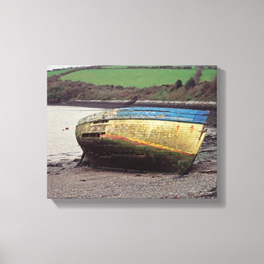 Boatwrak Canvas Afdruk (Voorkant)
