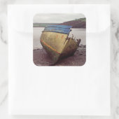 Boatwrak Vierkante Sticker (Tas)