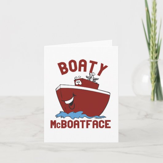 Boaty McBoatface Kaart (Voorkant)